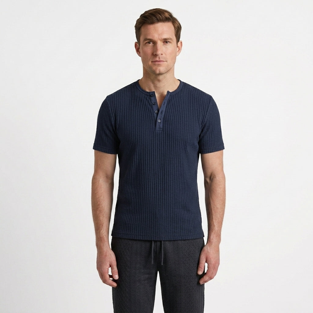 Modern Pattern Detail T-Shirt For Men