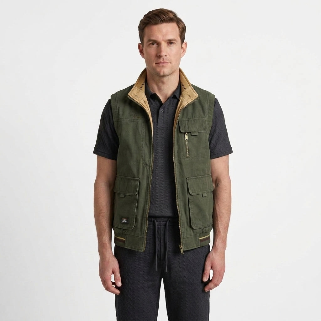 Modern Utility Layering Vest For Men