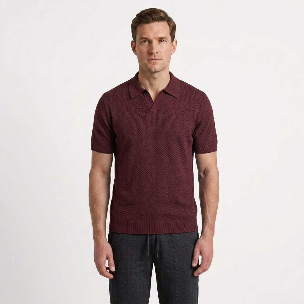 Tailored Elegant Polo Shirt For Men