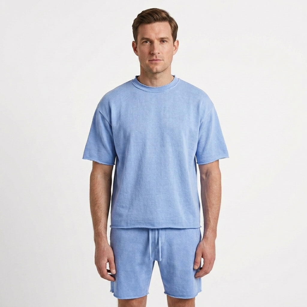 Relaxed Breathable Summer Set For Men