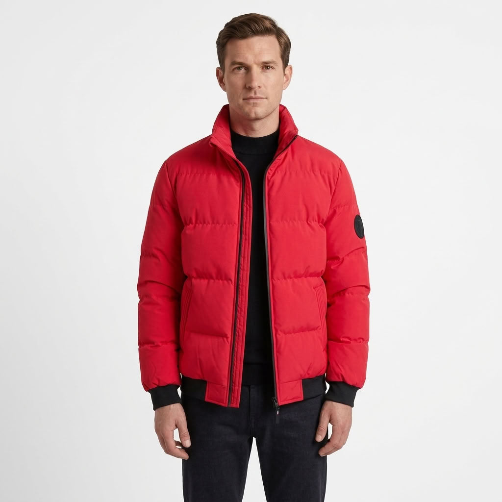 Tailored Wind-Resistant City Jacket For Men
