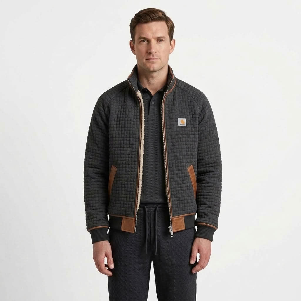 Fleece Lined Hooded Winter Jacket For Men