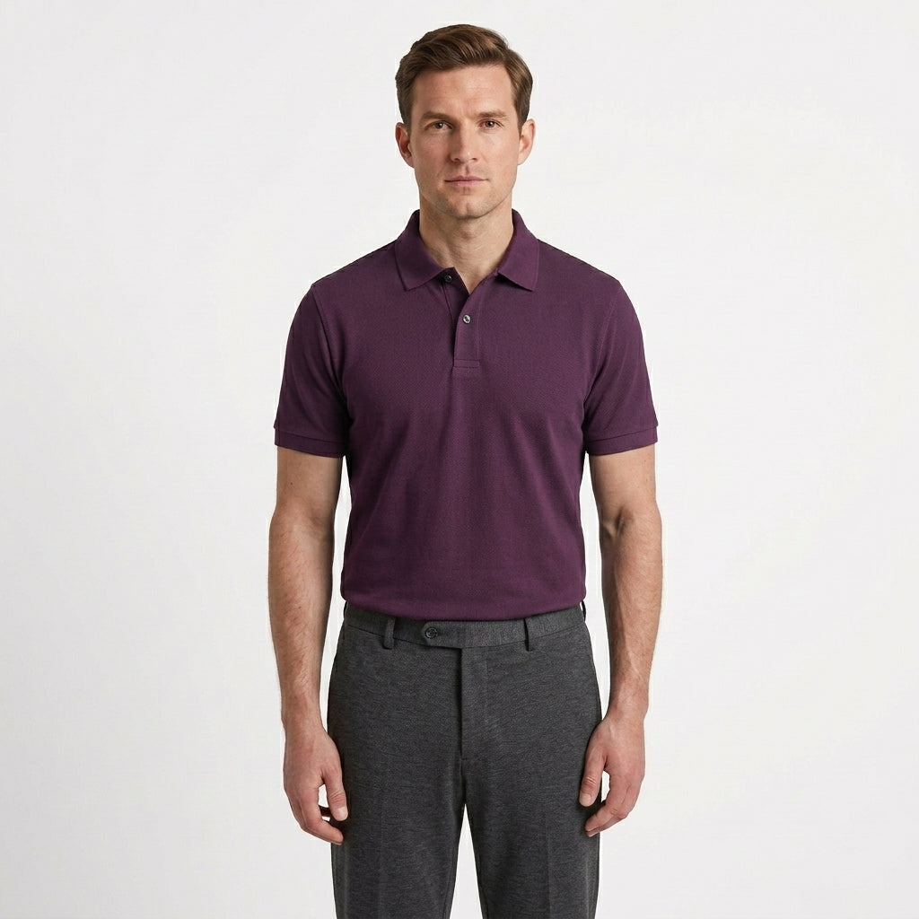 Structured Everyday Polo Shirt For Men