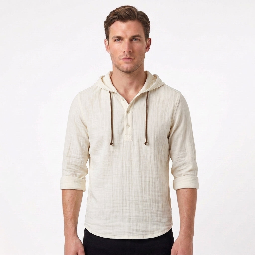 Elegant Hooded Jacket For Men