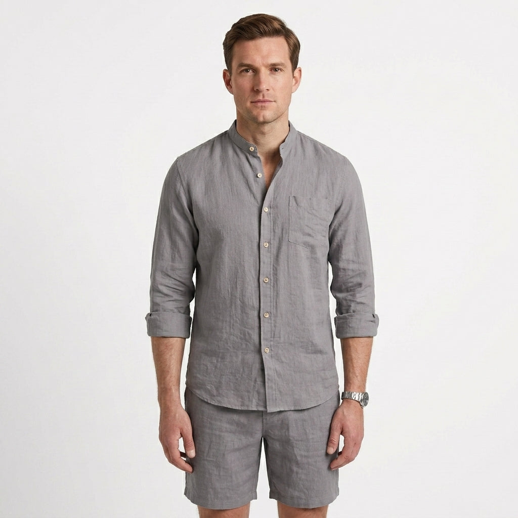 Tailored Linen Summer Set For Men