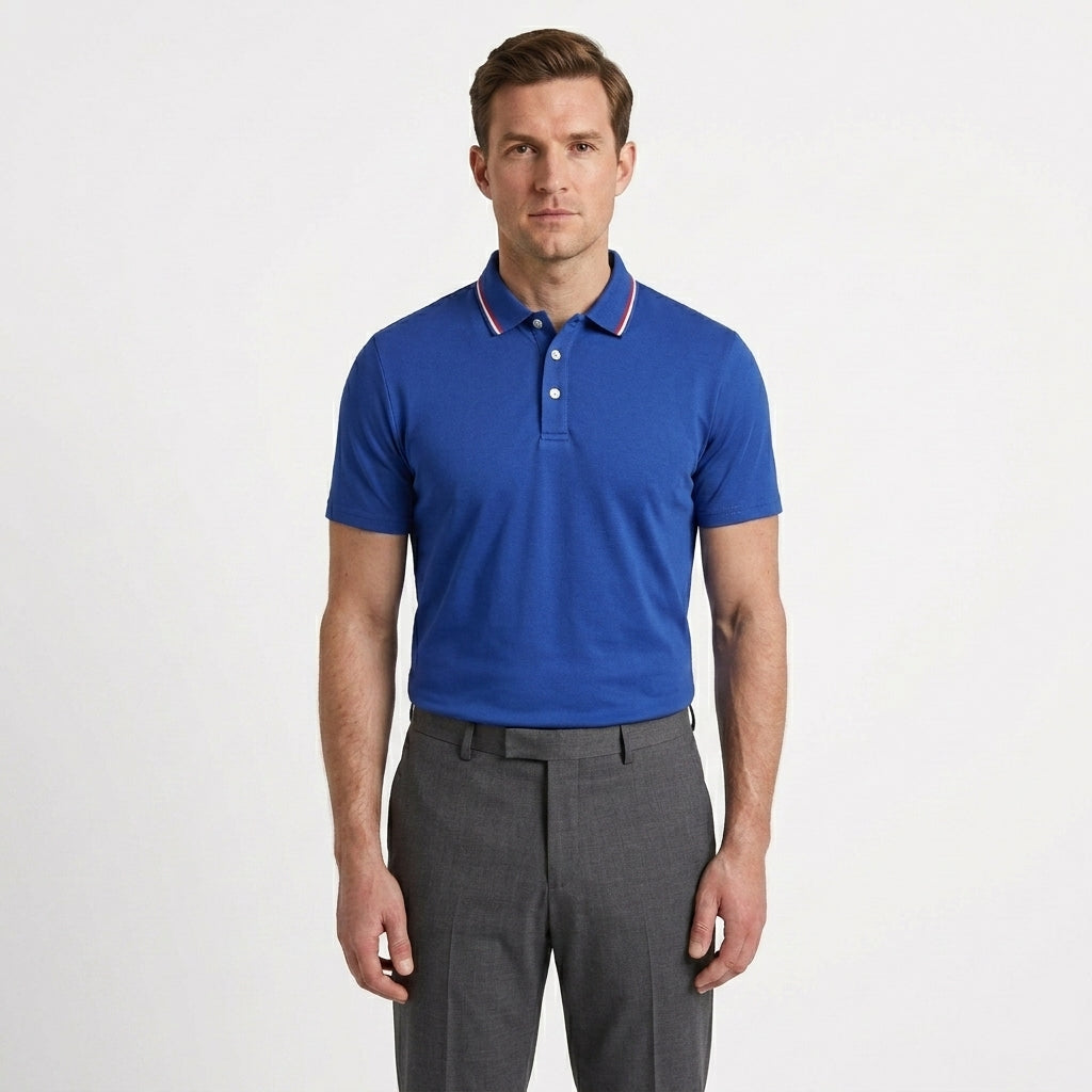 Tailored Elegant Polo Shirt For Men