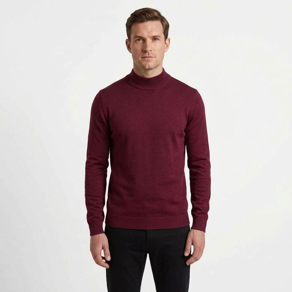 Classic Turtleneck Knitted Sweater For Men