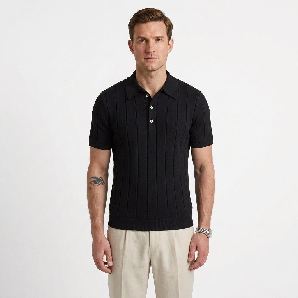 Slim Fit Knitted Cardigan For Men