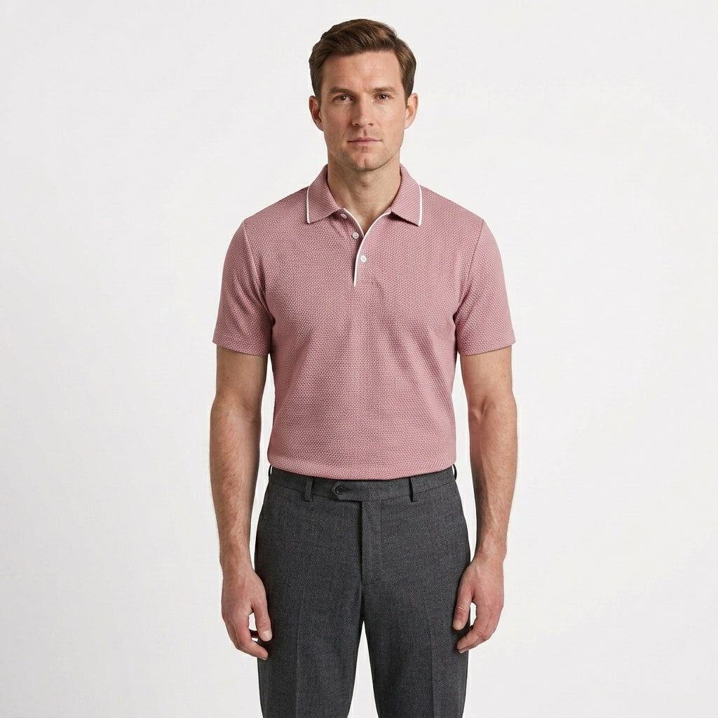 Slim Fit Performance Polo Shirt For Men