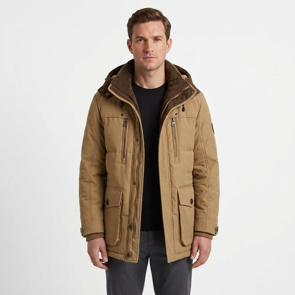 Tailored Padded Winter Jacket For Men