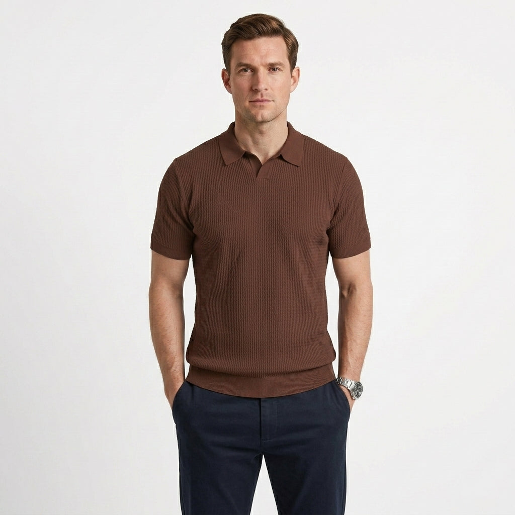 Tailored Business Polo Shirt For Men