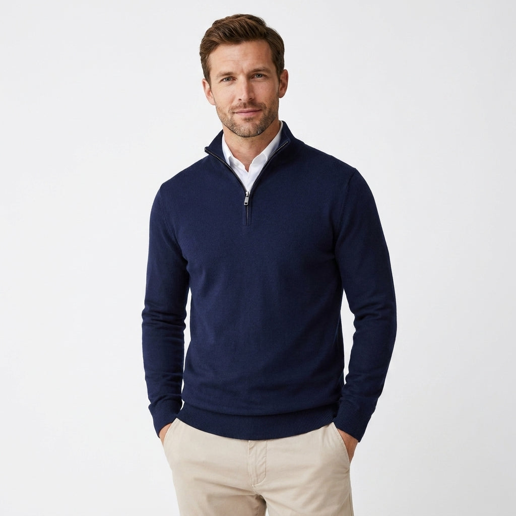 Men’s Classic Half-Zip Sweater