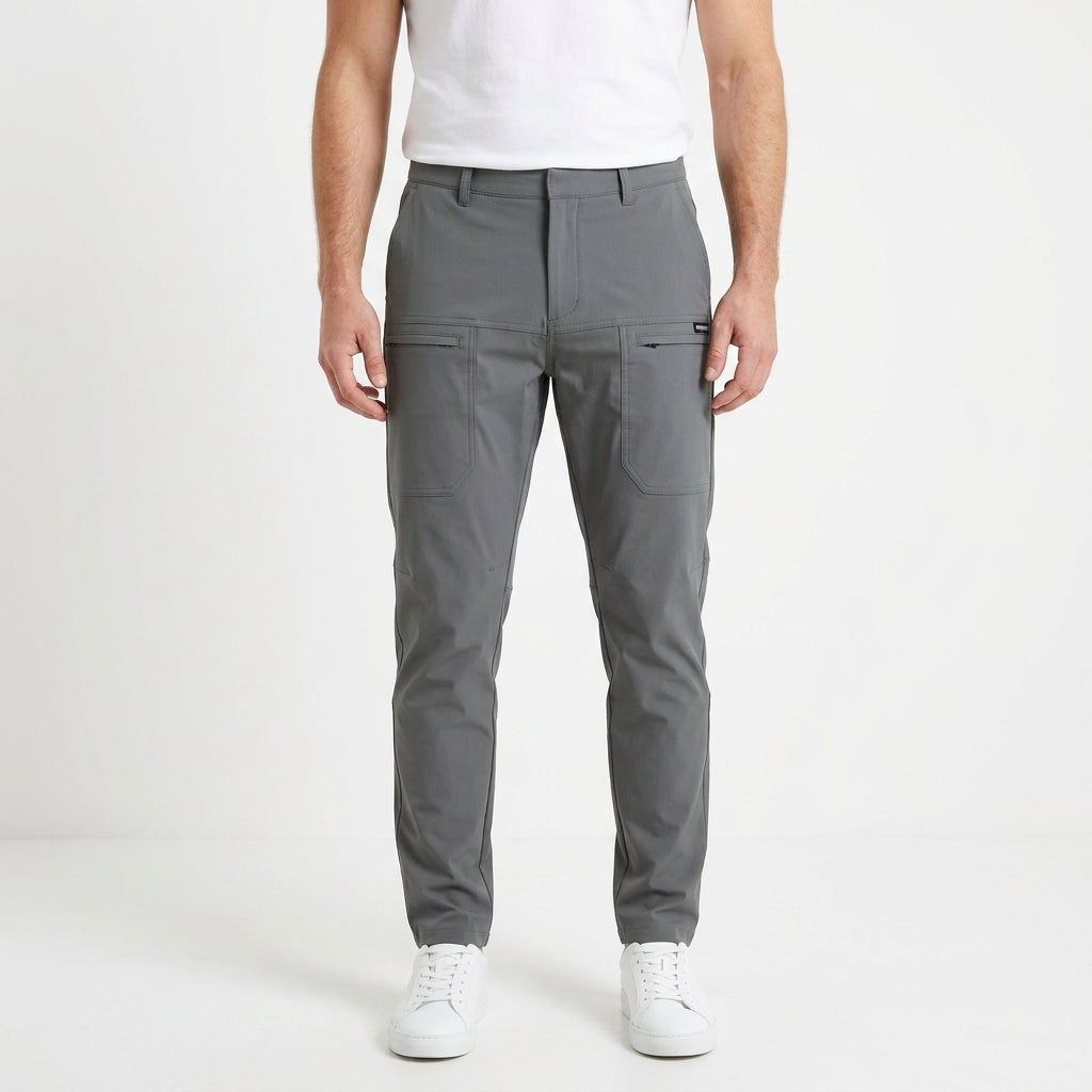 Tailored Utility Cargo Trousers For Men