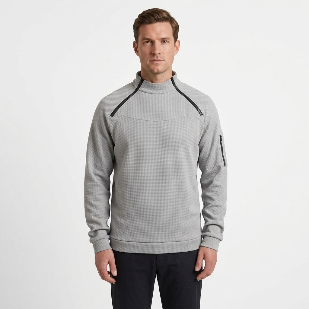 Loose Collar Outdoor Sweater For Men