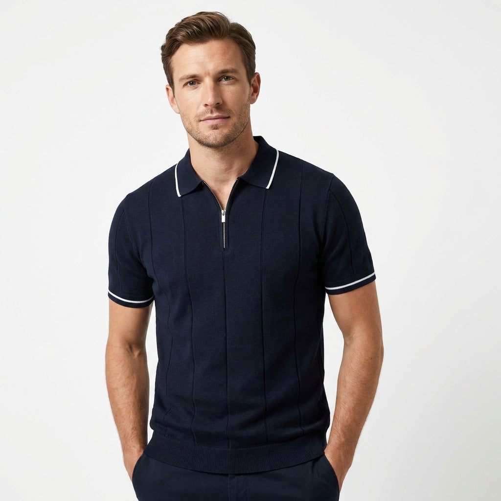 Men’s Zip Polo