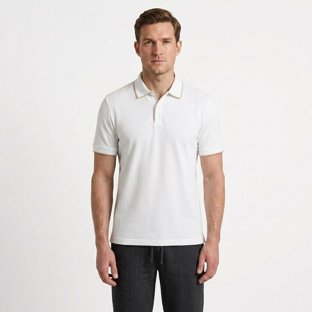 Classic Cotton Polo Shirt For Men