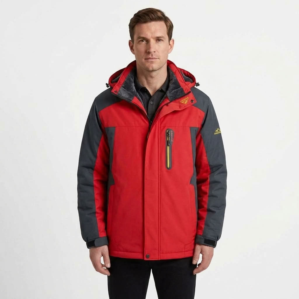 Tailored Weatherproof Hooded Jacket For Men