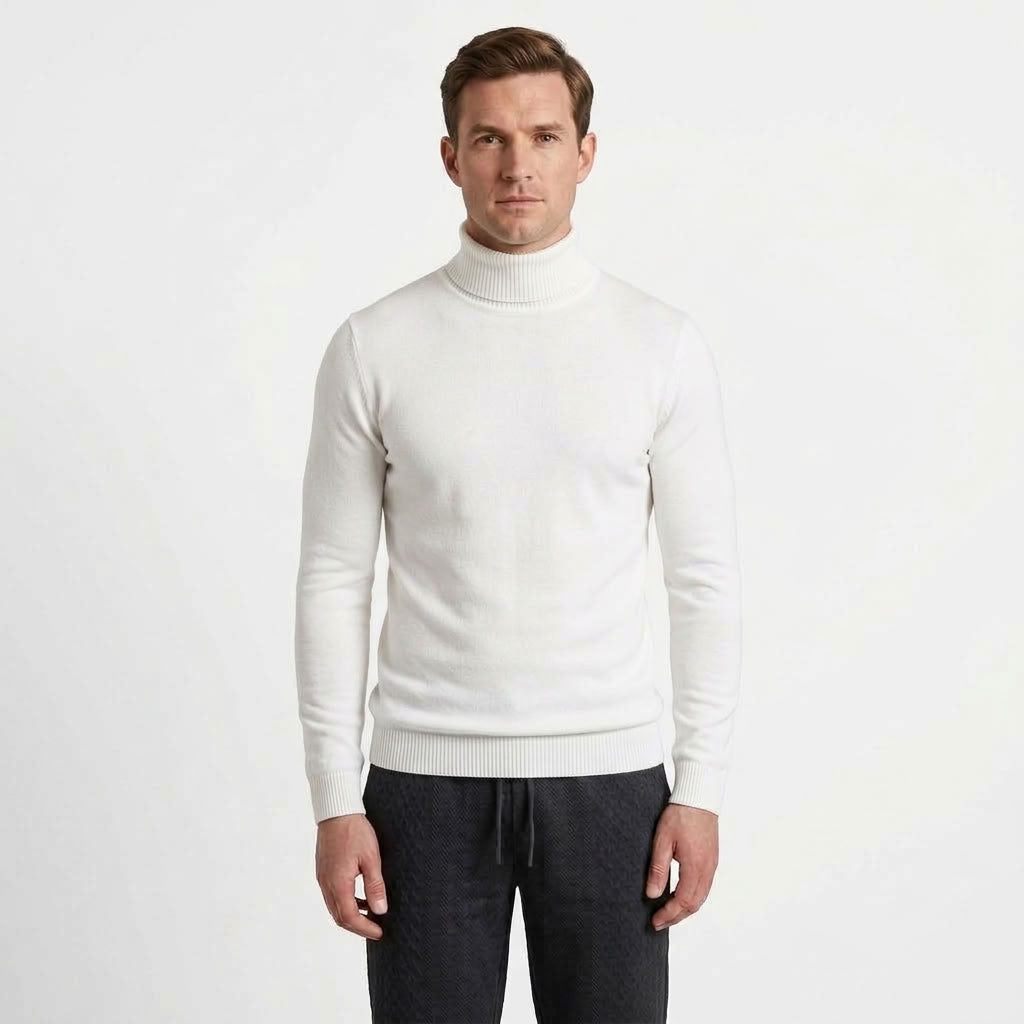 Classic Turtleneck Knitted Sweater For Men