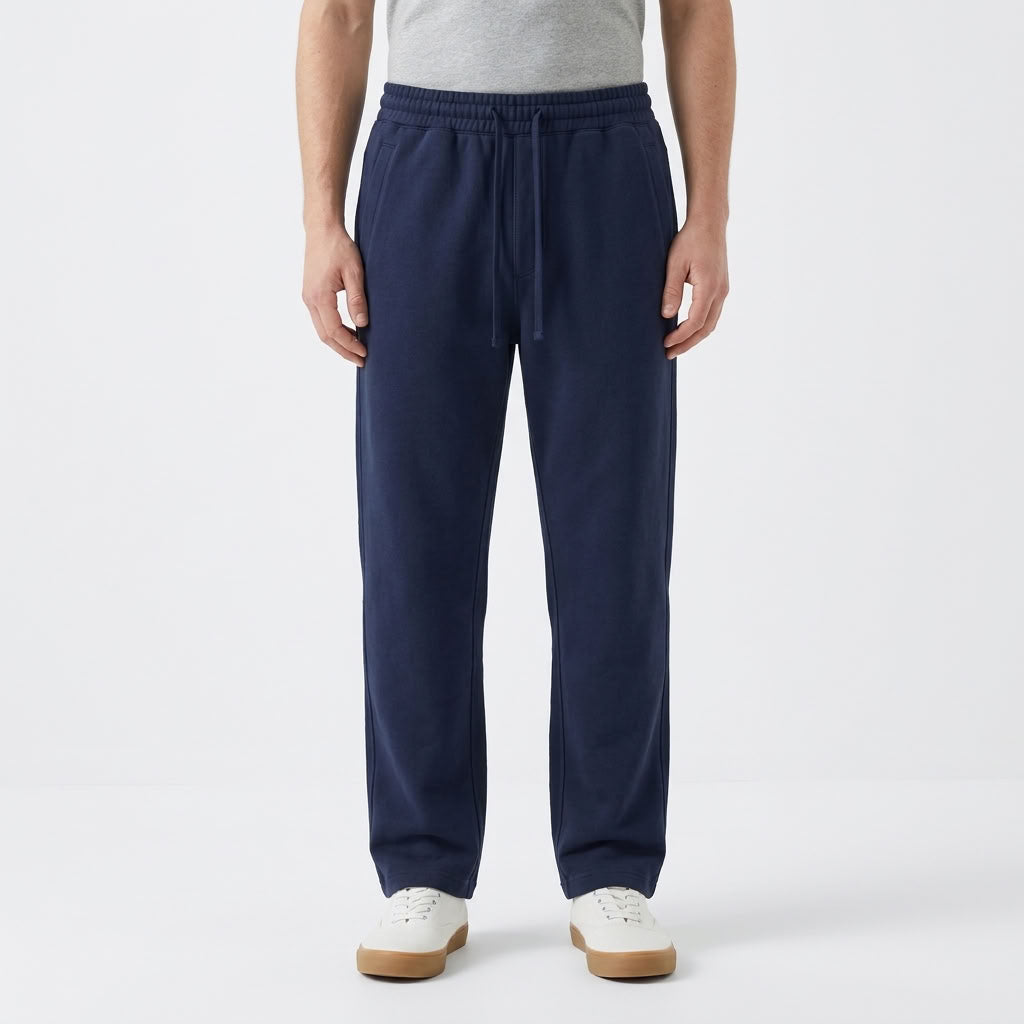 Fleece Lined Straight Leg Sweatpants For Men