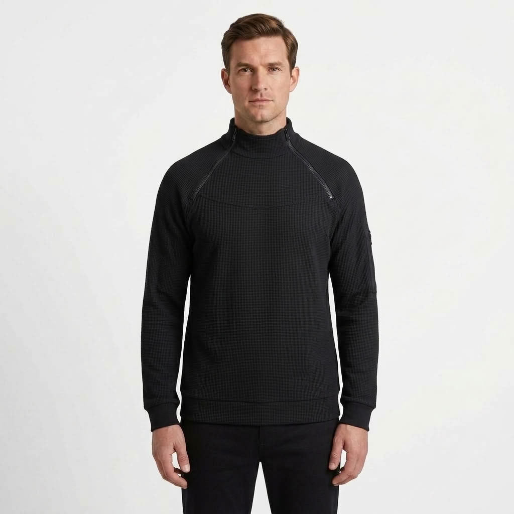 Loose Collar Outdoor Sweater For Men