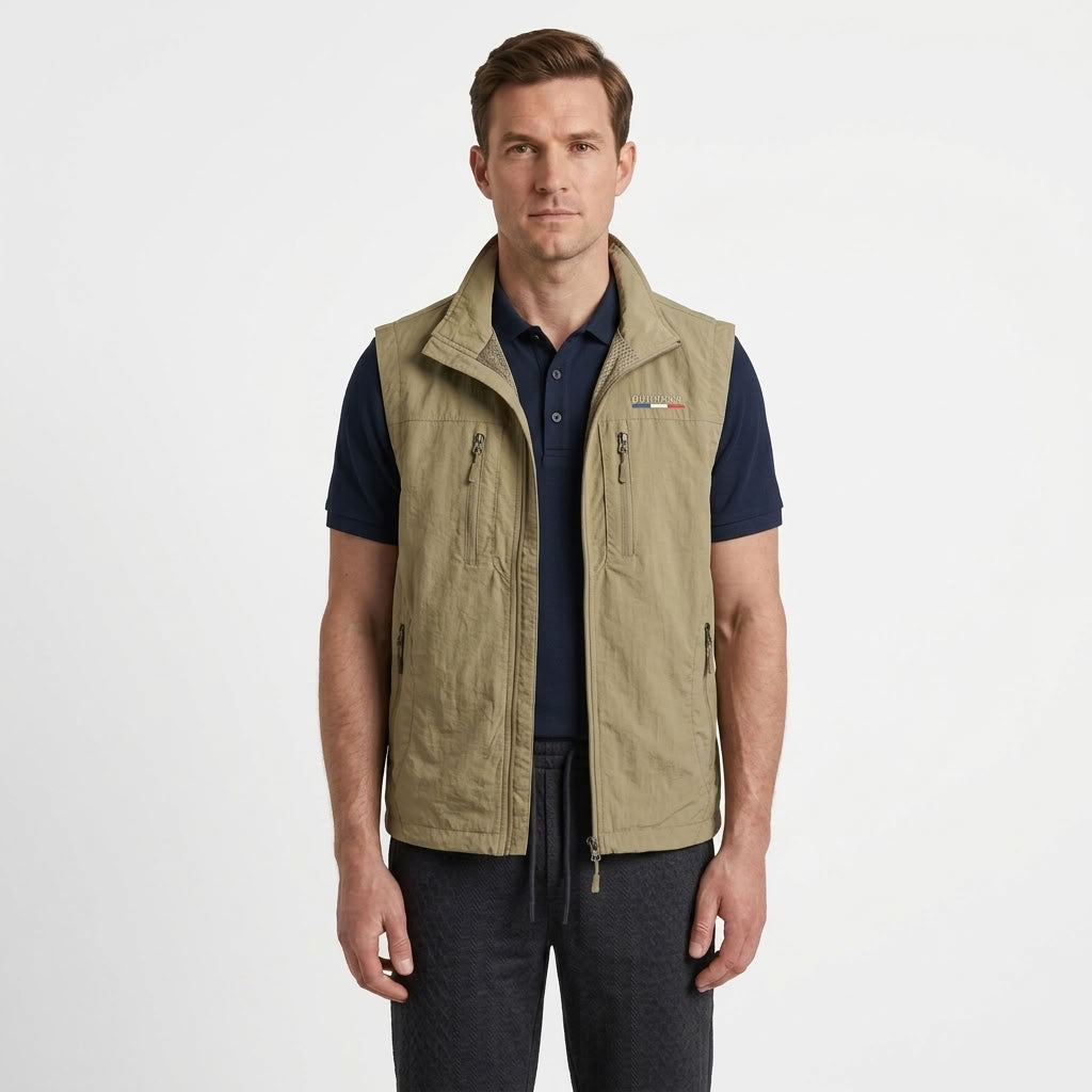 Refined Lightweight Cardigan For Men