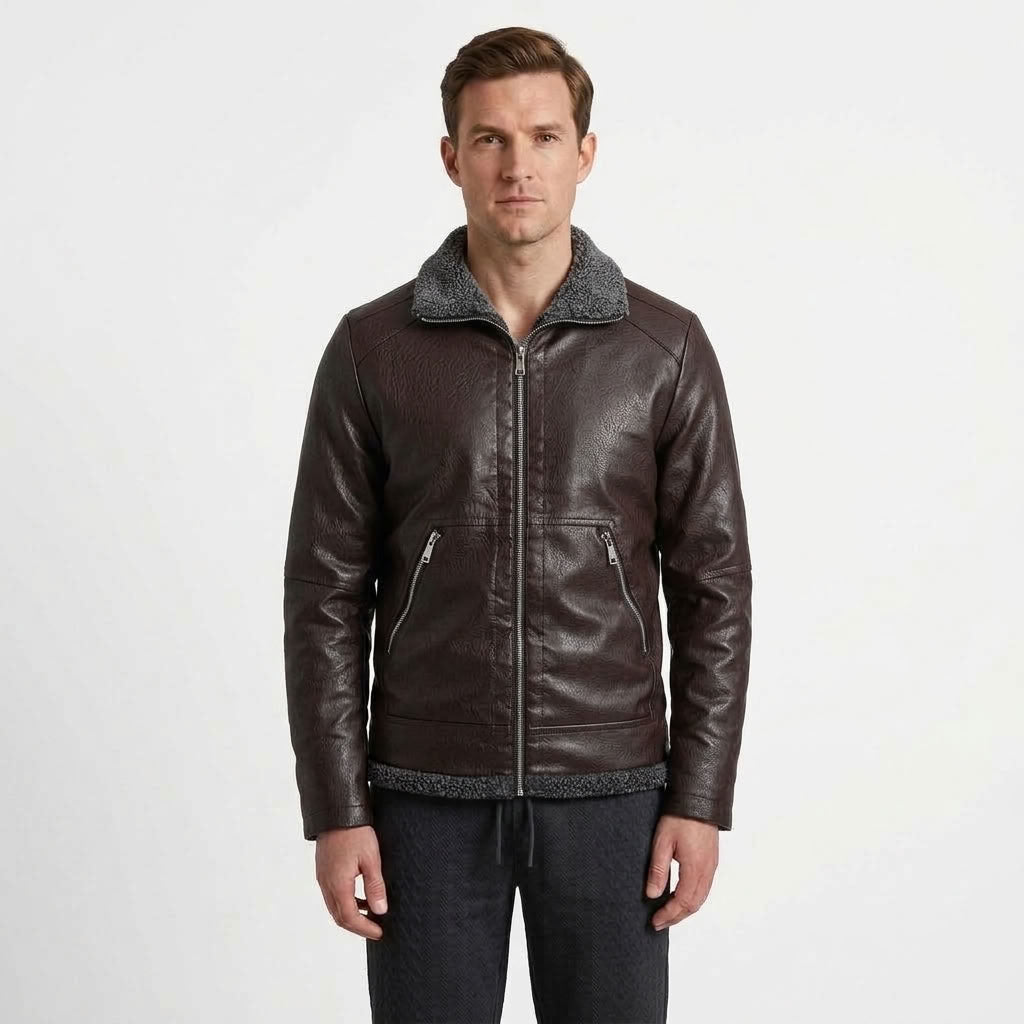 Tailored Fleece-Lined Jacket For Men