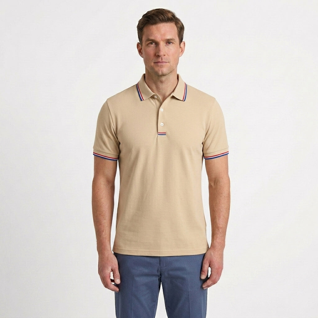 Modern Tailored Casual Polo Shirt For Men