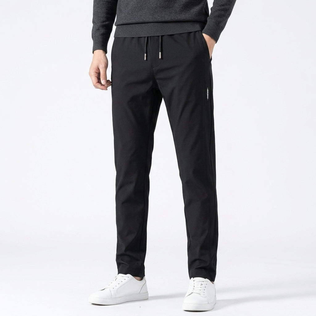 Sleek Tapered Dress Pants For Men