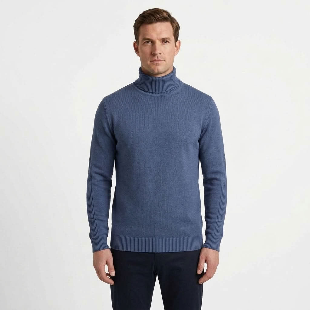 Classic Turtleneck Knitted Sweater For Men