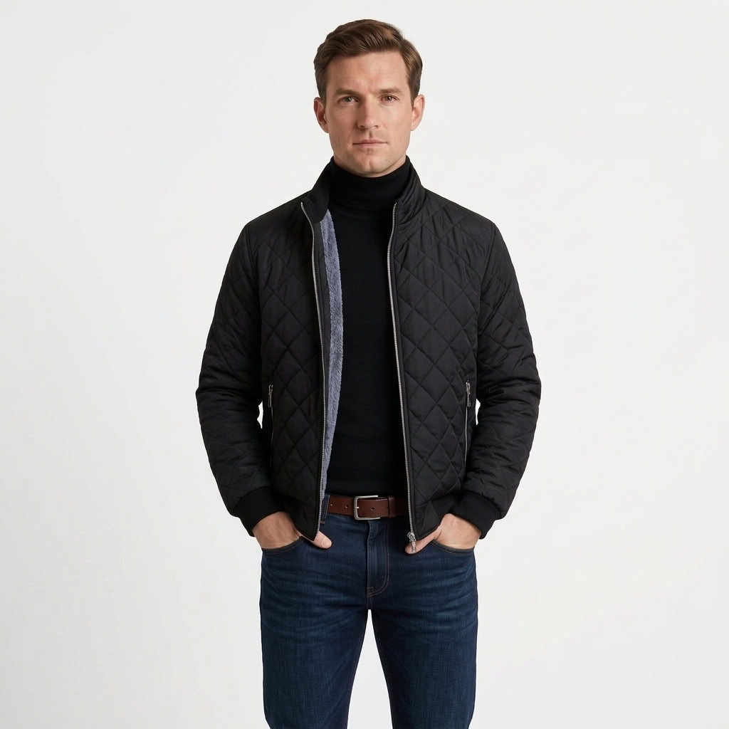 Tailored Quilted Evening Jacket For Men