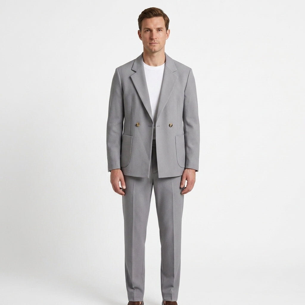 Relaxed Loose Fit Casual Set For Men