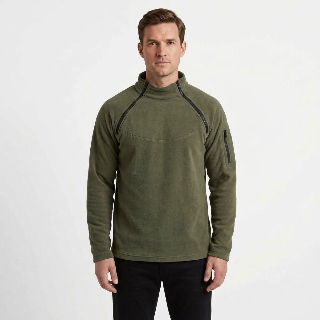 Loose Collar Outdoor Sweater For Men