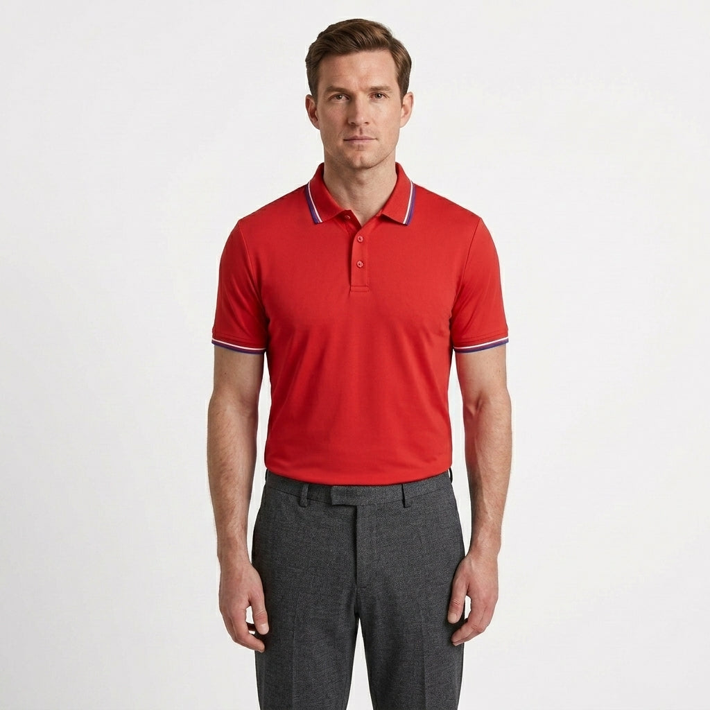 Tailored Elegant Polo Shirt For Men