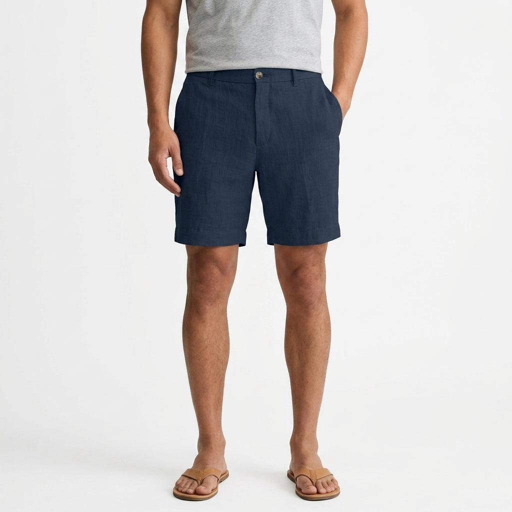 Tailored Linen Summer Shorts For Men