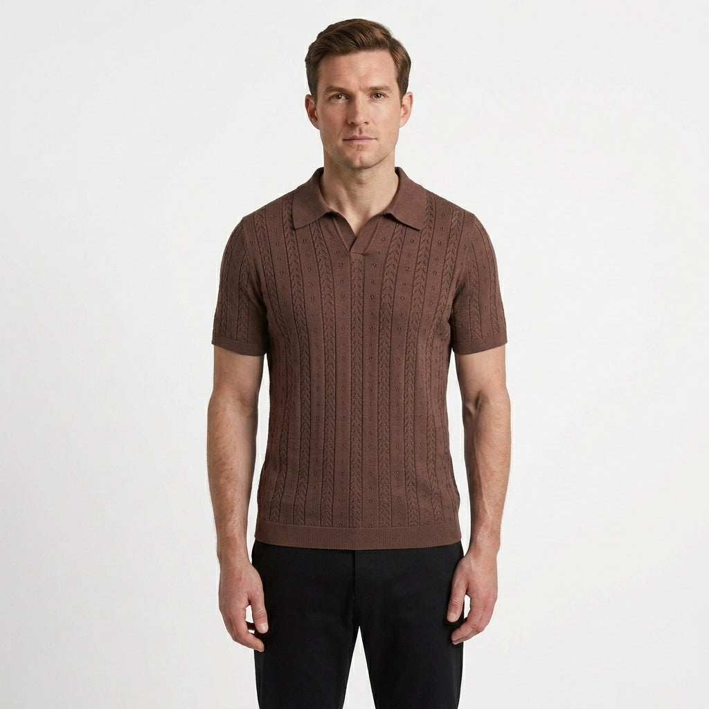 Modern Cotton Polo Shirt For Men