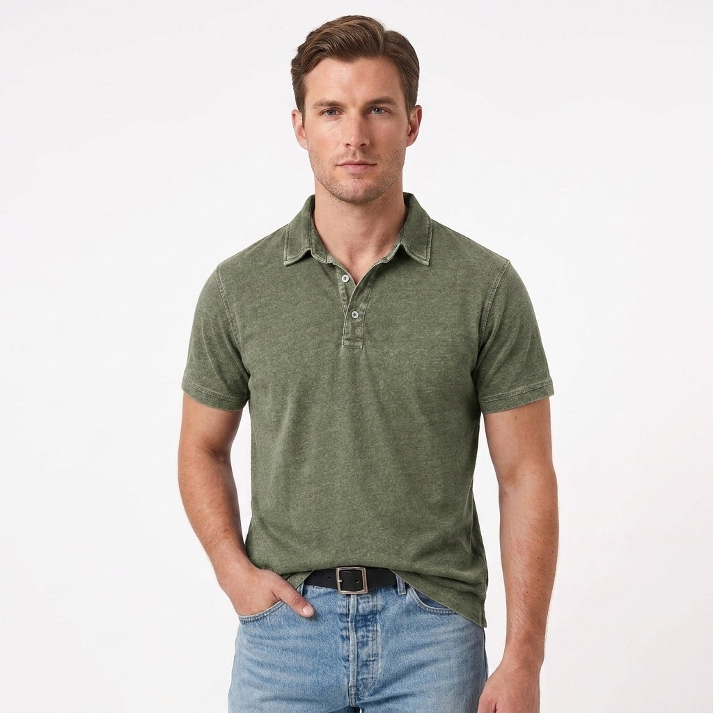 Classic Casual Polo Shirt For Men