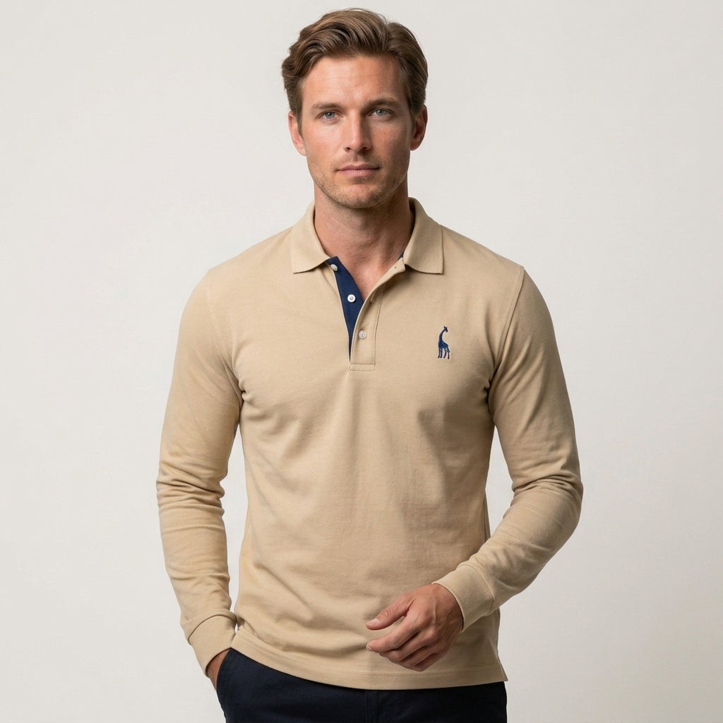 Classic Cotton Polo Shirt For Men