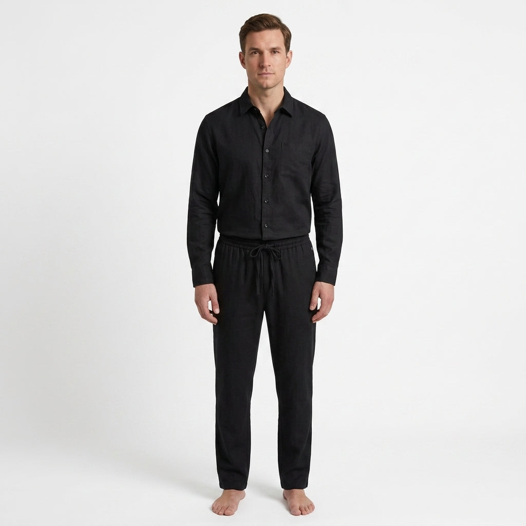 Monochrome Coordinated Summer Set For Men