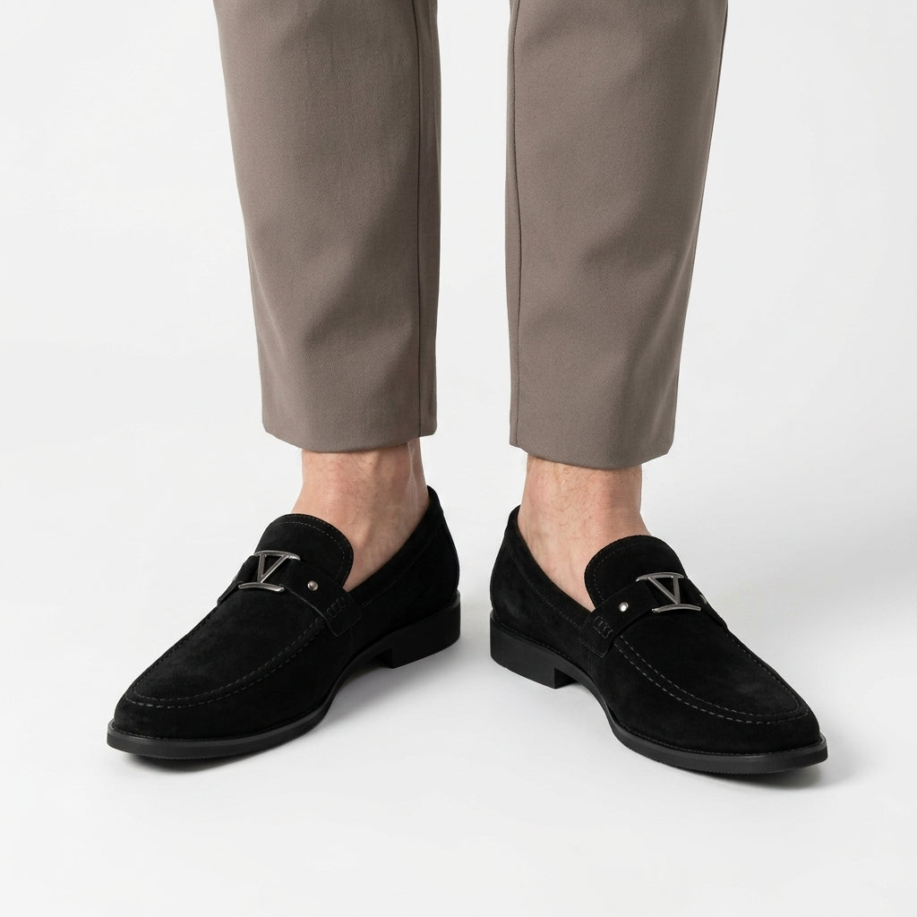 Chic Tailored Suede Loafers For Men