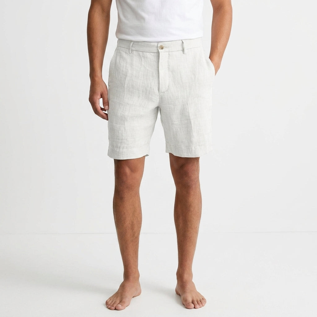 Tailored Linen Summer Shorts For Men