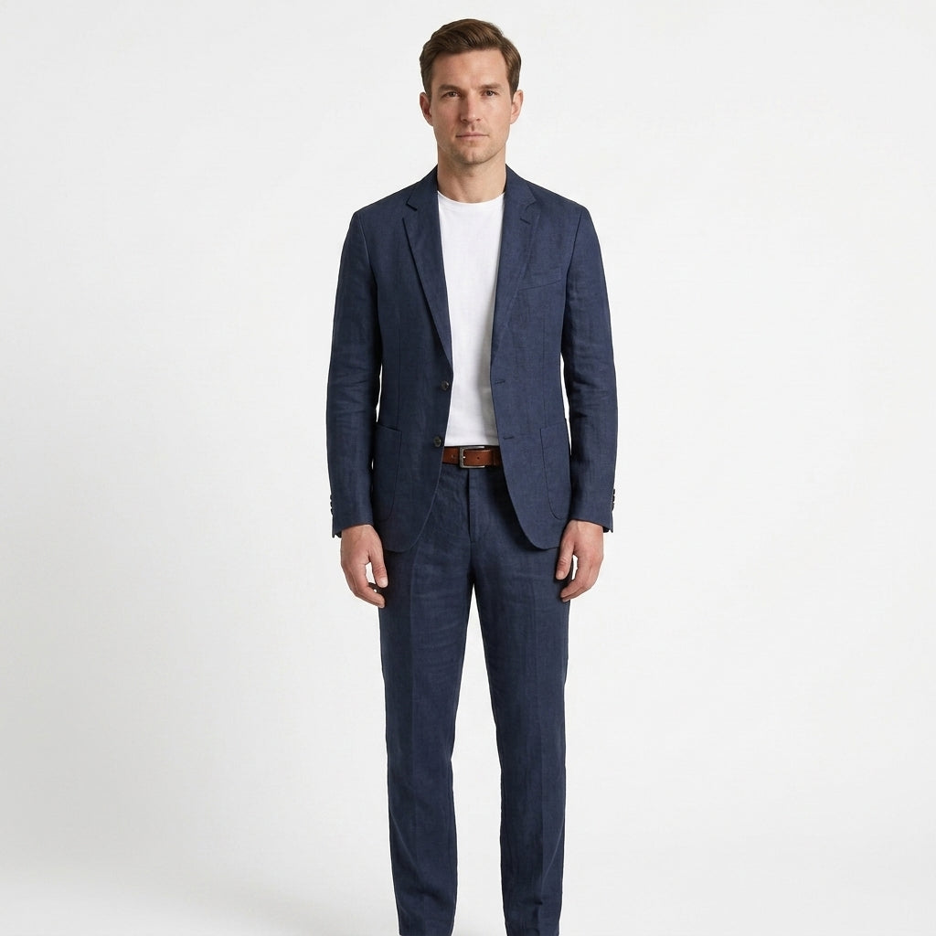Tailored Linen Summer Set For Men