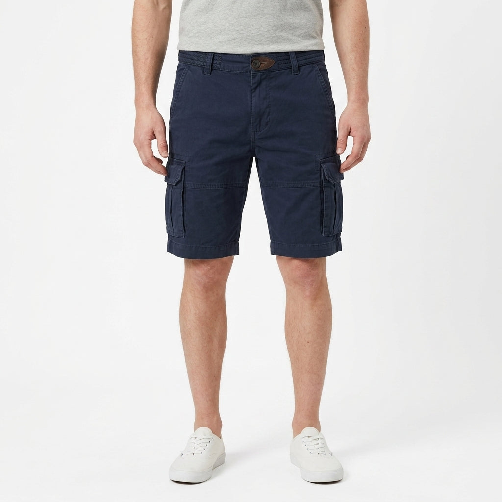 Tailored Utility Cargo Shorts For Men