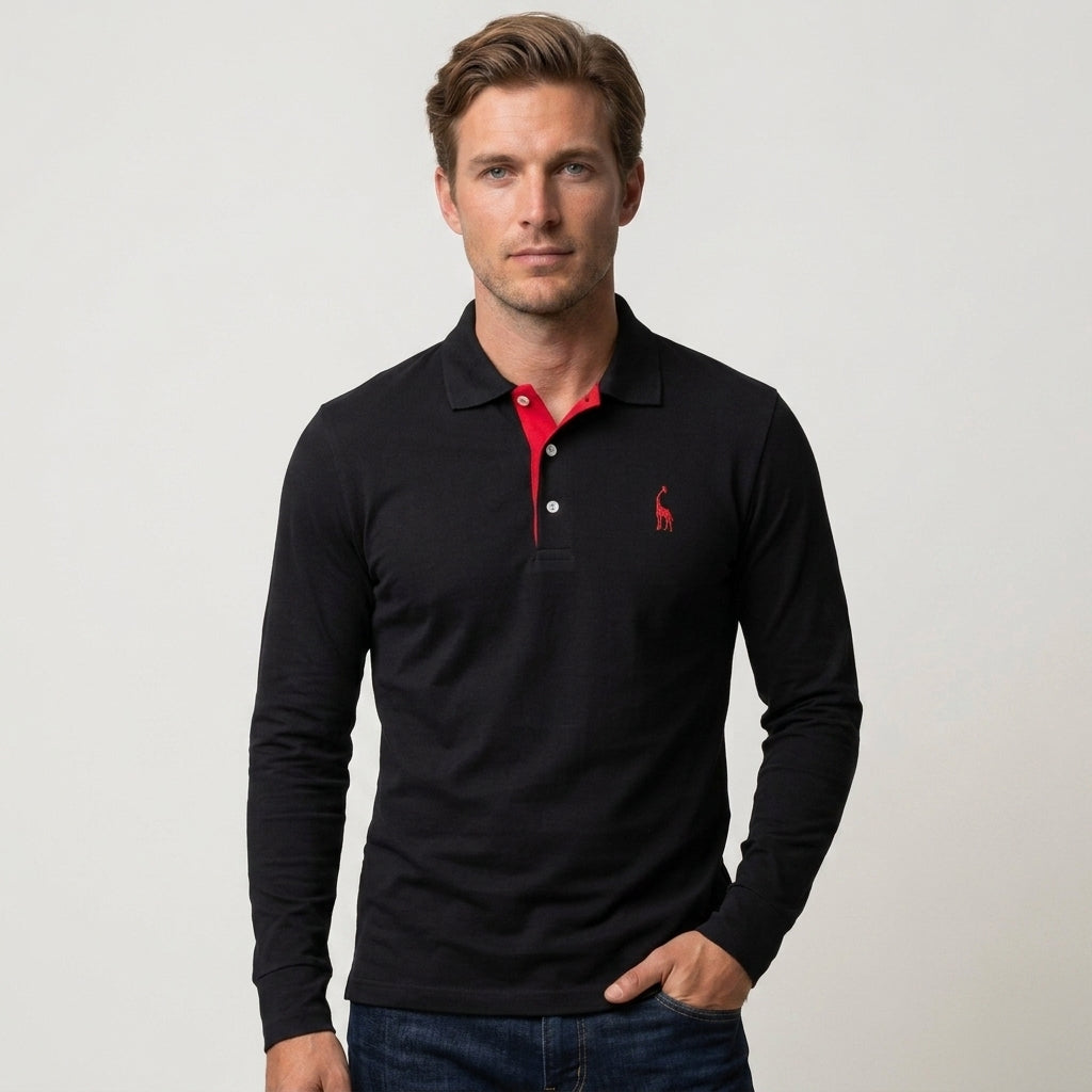 Classic Cotton Polo Shirt For Men
