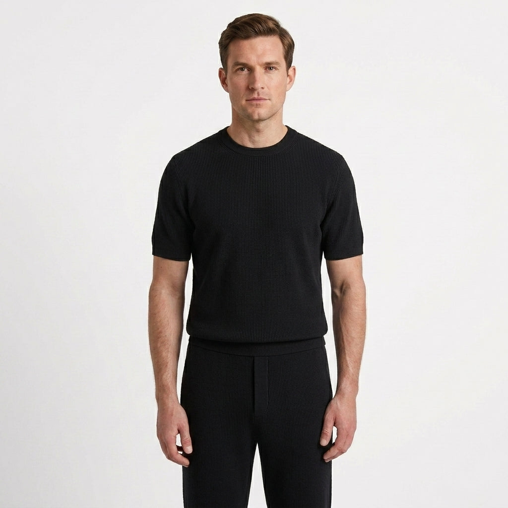 Tailored Merino Wool T-Shirt For Men