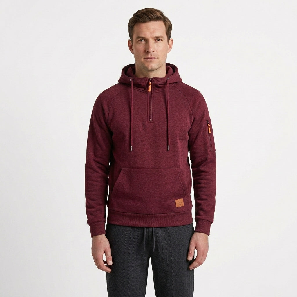 Modern Structured Hoodie For Men