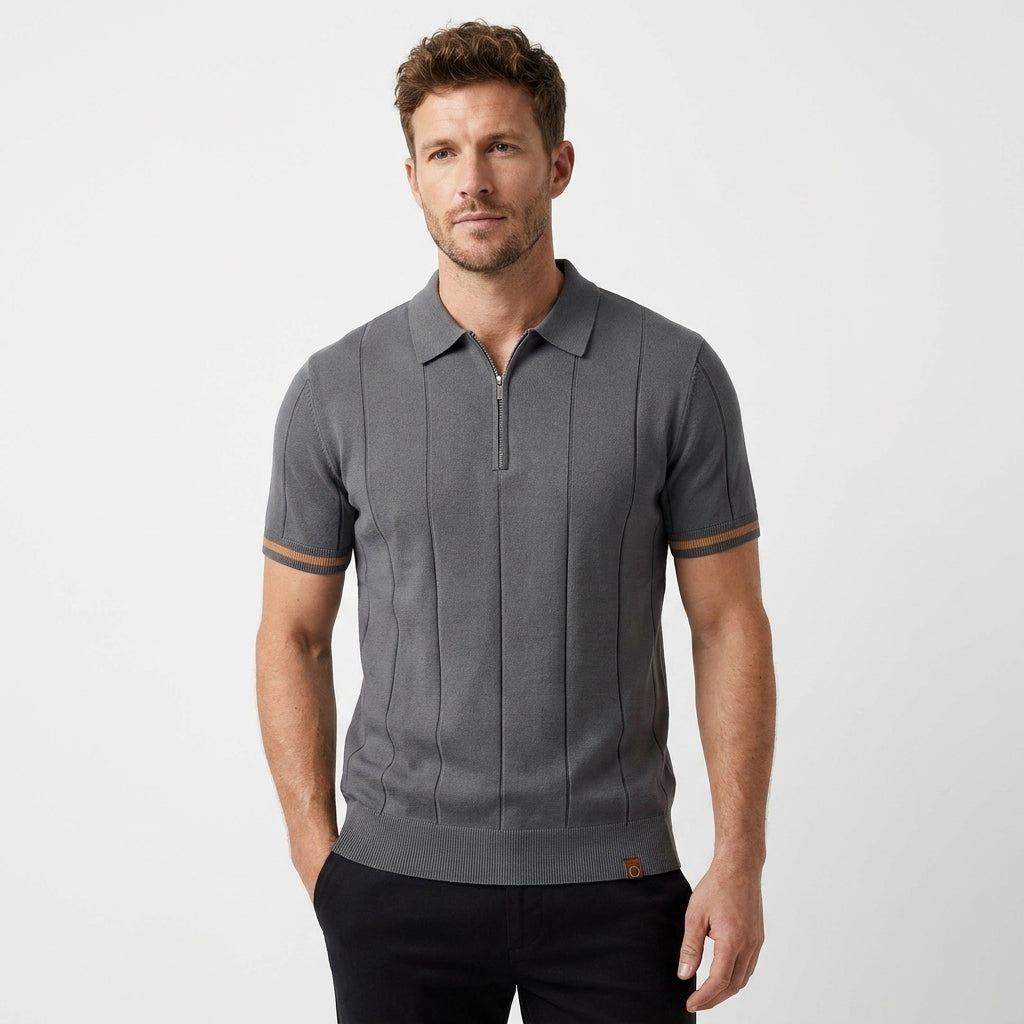 Men’s Zip Polo