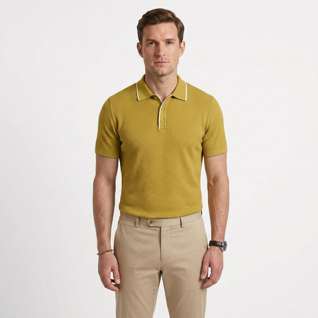 Slim Fit Performance Polo Shirt For Men