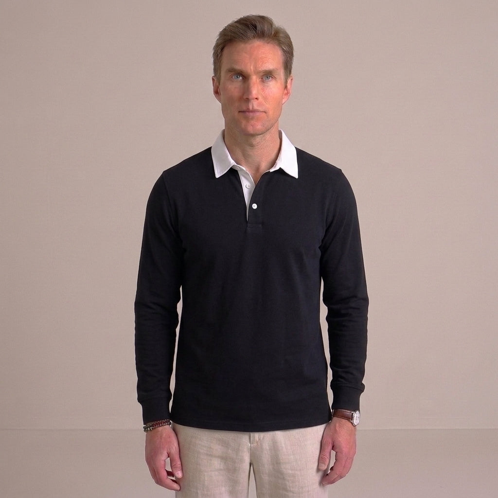 Casual Polo Sweater For Men