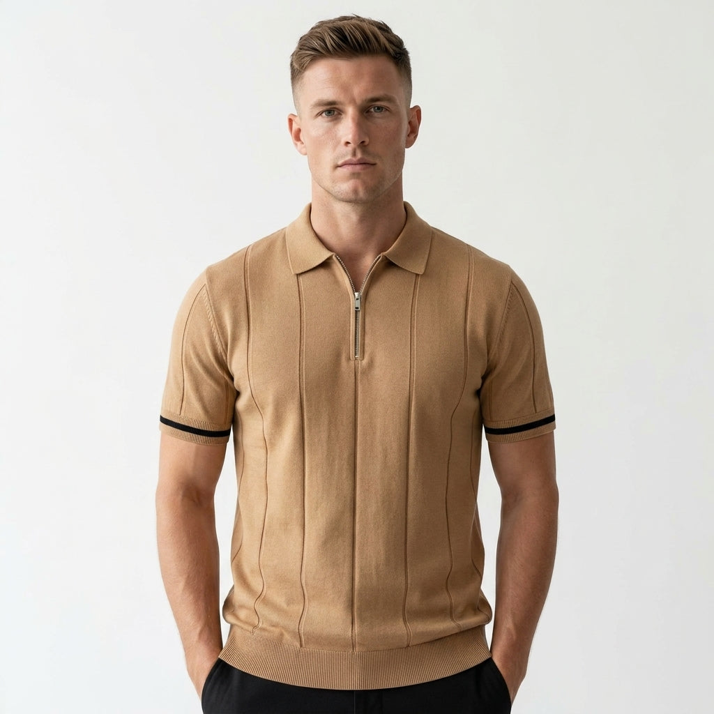Men’s Zip Polo