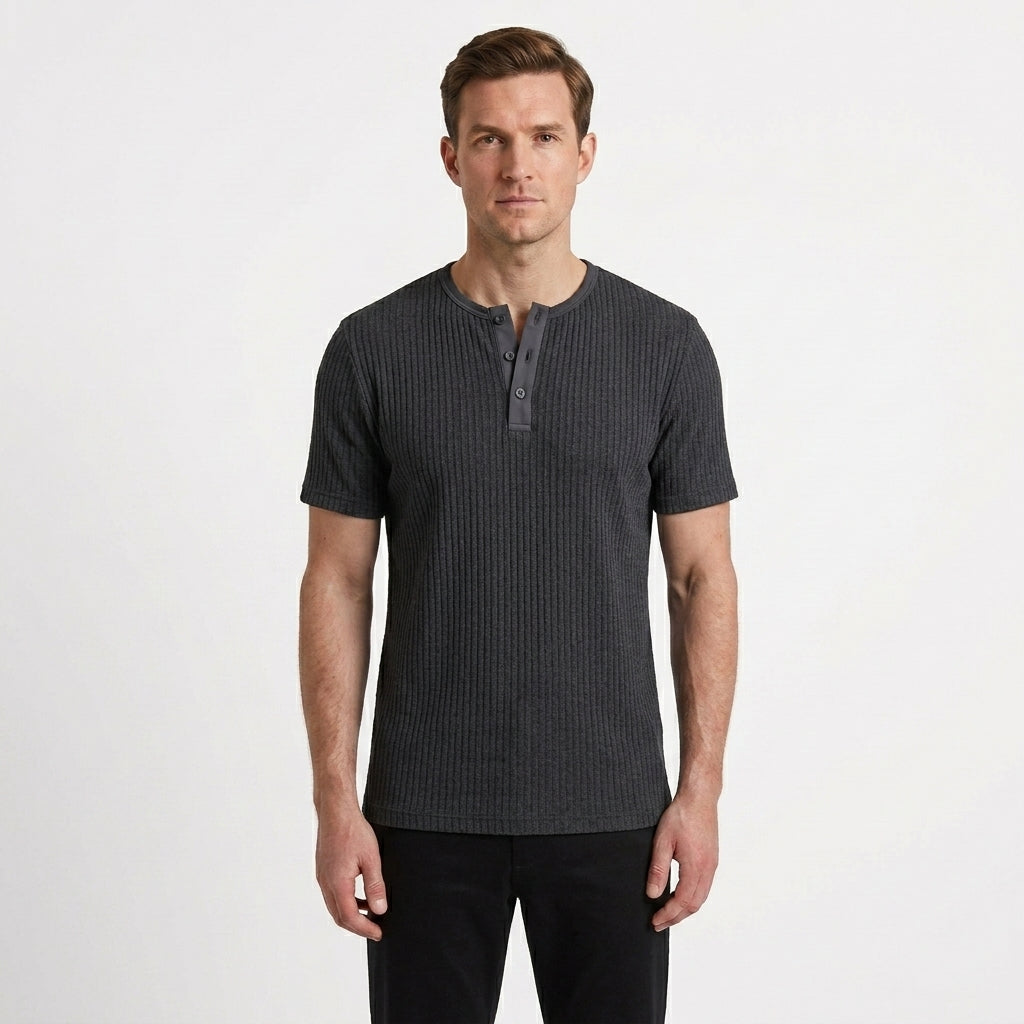 Modern Pattern Detail T-Shirt For Men